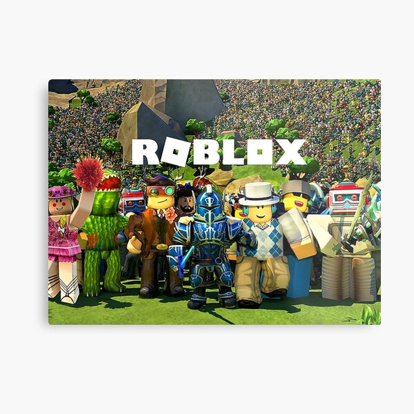 Roblox Face Kids Metal Print by Vacy Poligree - Pixels