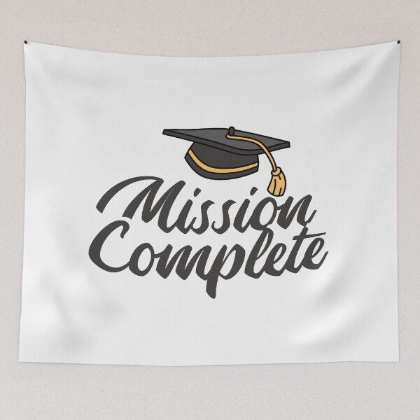 Item preview, Mission Complete Graduation designed and sold by HandicraftArt.