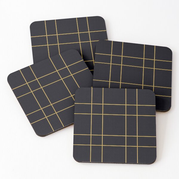 Item preview, Yellow pinstripes on black designed and sold by Geddit Designs.