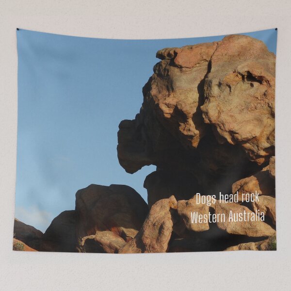 Item preview, Dogs head rock at Canal Rocks. rocky landscape designed and sold by Debsgiftware Ward.
