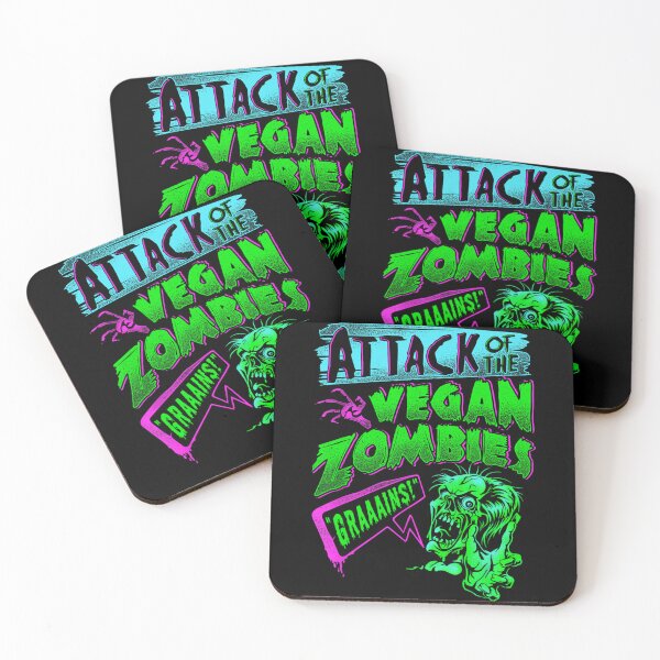 Item preview, Attack Of The Vegan Zombies Vegetarian Halloween designed and sold by CosmicCan74s.