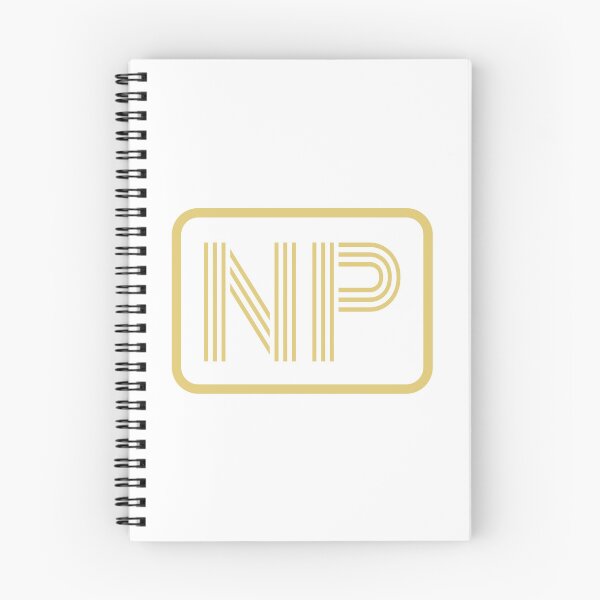 Item preview, NP Initials Gold Geometric Letters designed and sold by Jeallan Designs.