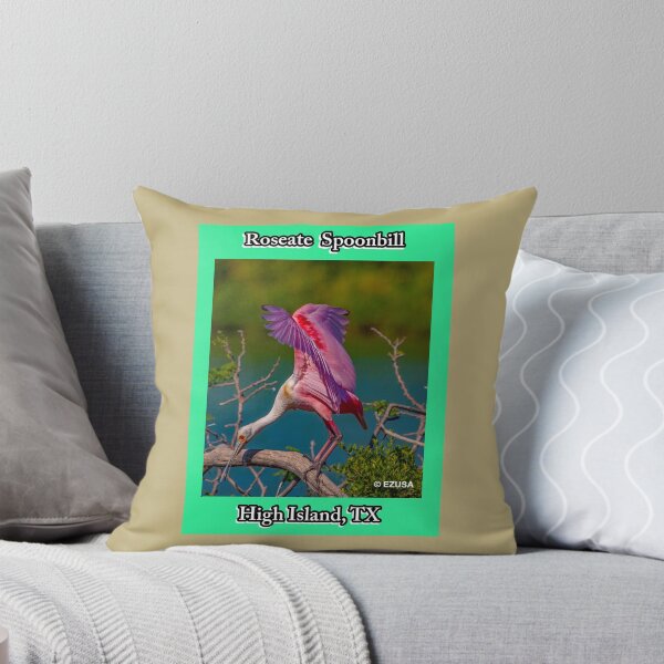 Item preview, Give The Bird To Your Lover: Roseate Spoonbill, High Island Rookery At Claybottom Pond, High Island, Texas. designed and sold by MoreEZUSA-Here.