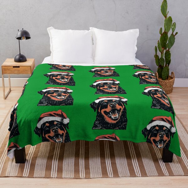 Item preview, Santa Hat Rottweiler Pop Art designed and sold by FunnehGacha.