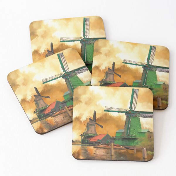 Item preview, Holland Windmill Painting designed and sold by tomorrowsart.