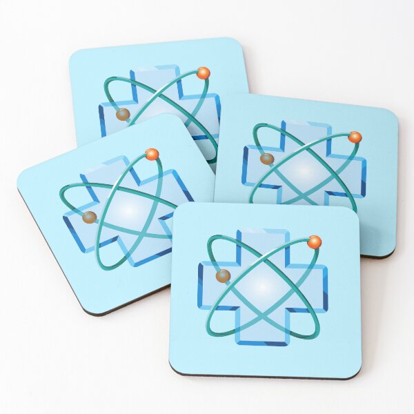 Item preview, Medical Science Atomic structure 3D Embossed Effect Illustration designed and sold by Wiggly Lines.