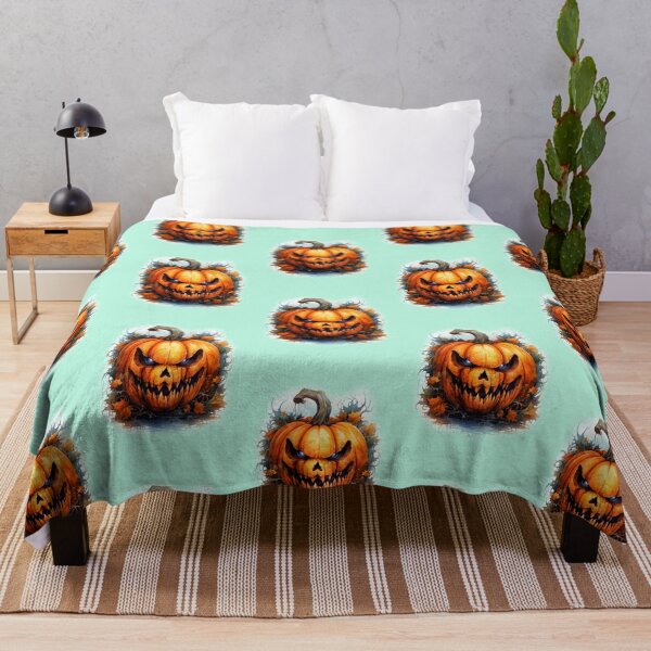 Item preview, A Demon Pumpkin Dressed for Halloween designed and sold by LoneAngel.