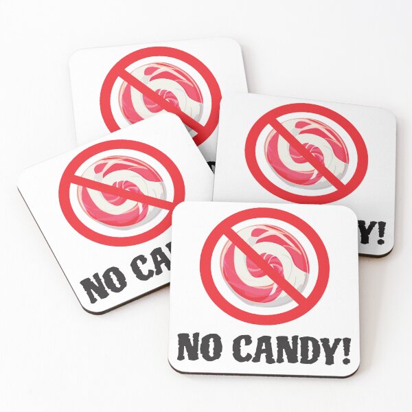 Item preview, No candy for Halloween. Black font version. designed and sold by twisted-dot.