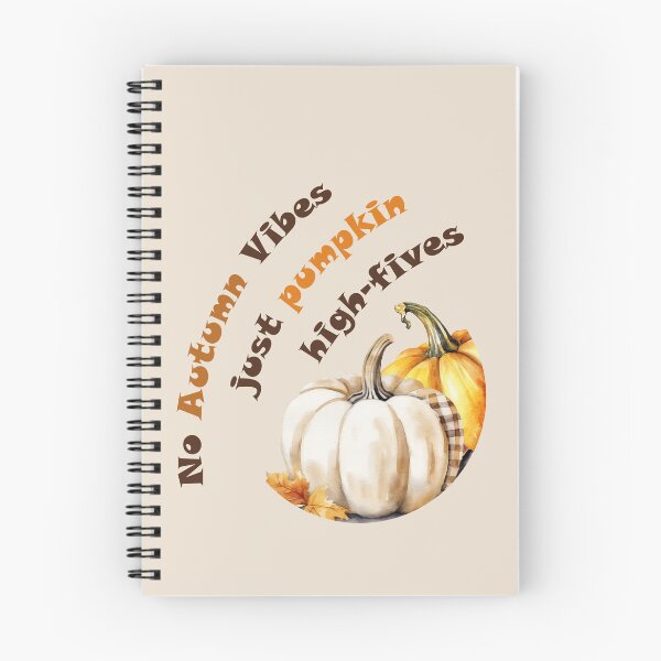 Item preview, No Autumn Vibes, Just Pumpkin High-Fives - watercolor pumpkin Duo of Delight designed and sold by EmeraldeaDesign.