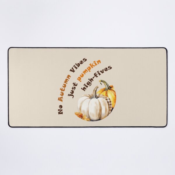 Item preview, No Autumn Vibes, Just Pumpkin High-Fives - watercolor pumpkin Duo of Delight designed and sold by EmeraldeaDesign.