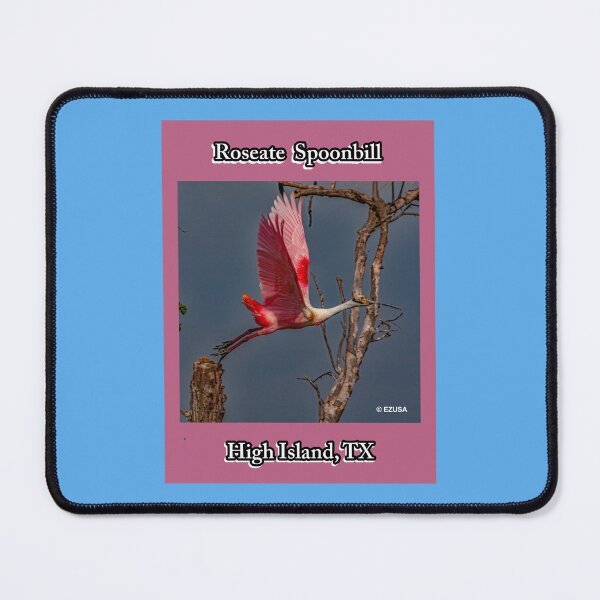 Item preview, Give Someone You Love The Bird: Roseate Spoonbill, High Island Rookery At Claybottom Pond, High Island, Texas. designed and sold by MoreEZUSA-Here.