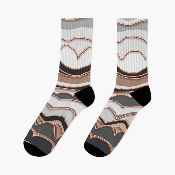 Item preview, Minimalist Copper Flow – Abstract Pattern designed and sold by Robin Jensen.