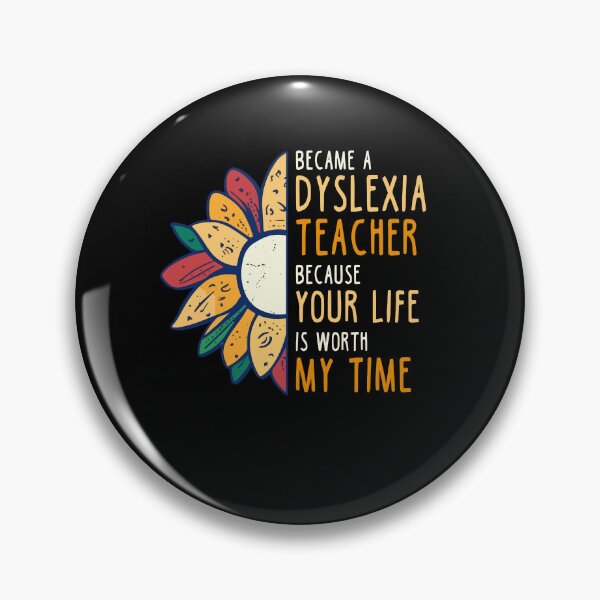 Item preview, Became A Dyslexia Teacher Because Your Life Is Worth My Time Gift designed and sold by TMelonShop.