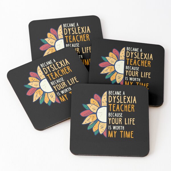 Item preview, Became A Dyslexia Teacher Because Your Life Is Worth My Time Gift designed and sold by TMelonShop.