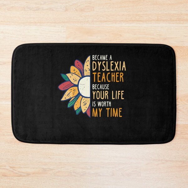 Item preview, Became A Dyslexia Teacher Because Your Life Is Worth My Time Gift designed and sold by TMelonShop.