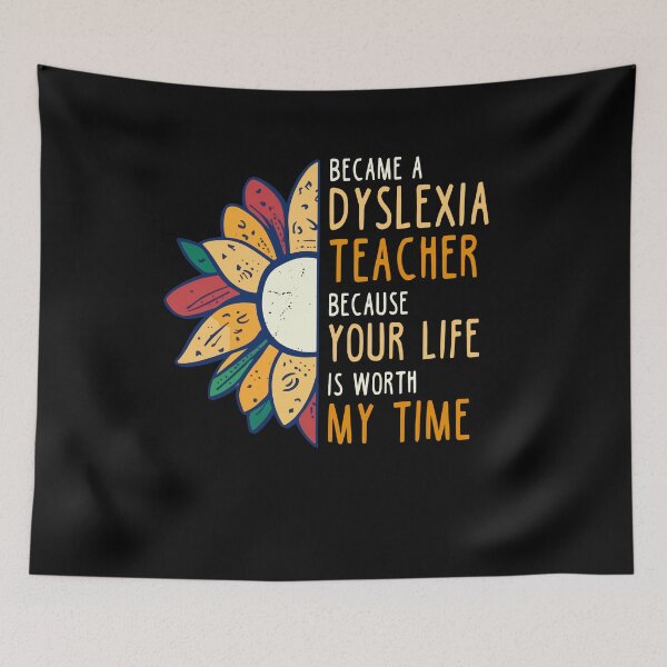 Item preview, Became A Dyslexia Teacher Because Your Life Is Worth My Time Gift designed and sold by TMelonShop.