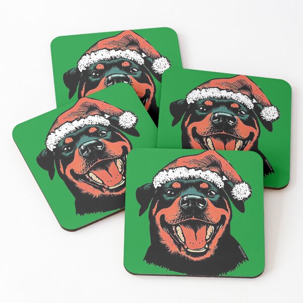Artikelvorschau, Weihnachtsmütze Rottweiler Pop Art entworfen und verkauft von FunnehGacha.