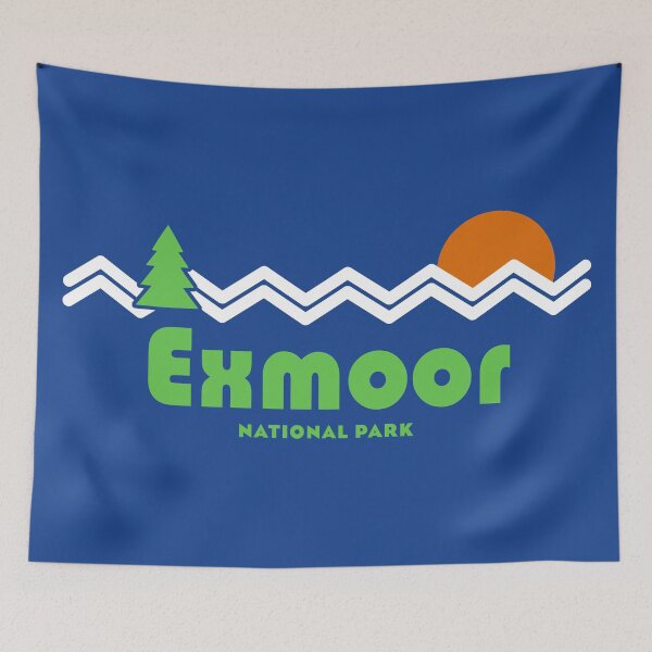 Item preview, Exmoor National Park Retro designed and sold by Esskay Designs.