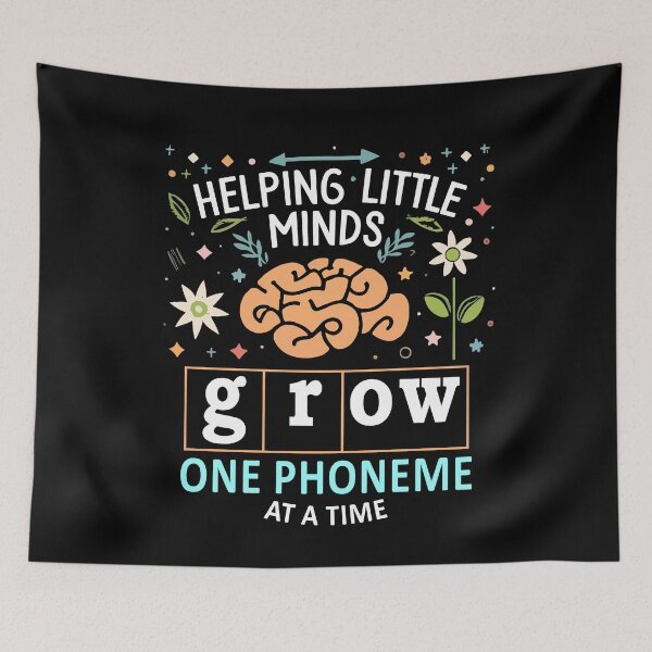 Item preview, Helping Little Minds Grow One Phoneme At A Time Dyslexia Gift designed and sold by TMelonShop.