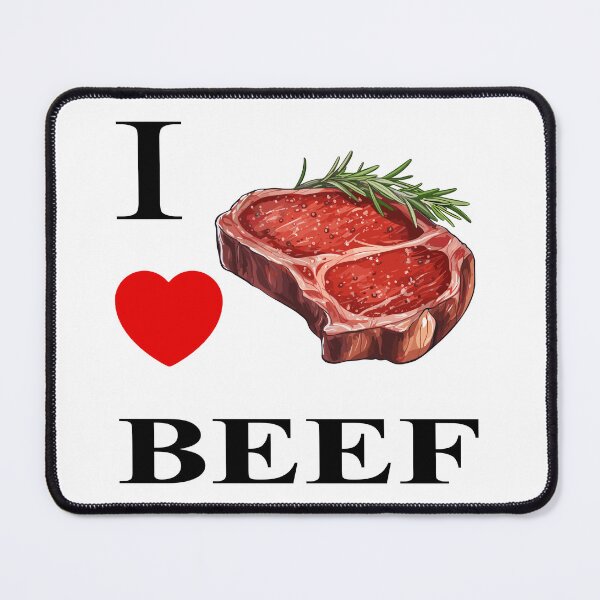 Item preview, Eat beef. I love beef, Beef lover designed and sold by cardsandmoreUG.