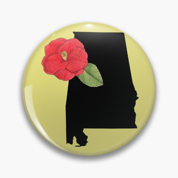 Item preview, Alabama Silhouette and Flower  designed and sold by UrsulaRodgers.
