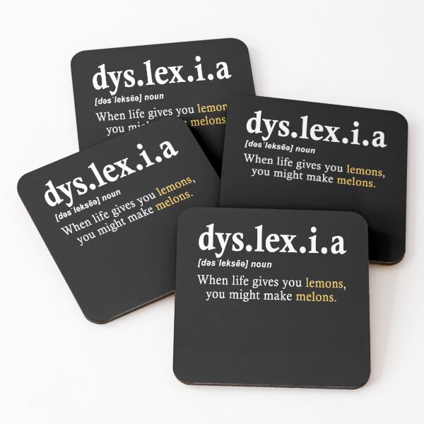 Item preview, Dyslexia When Life Gives You Melons You Might Make Lemons Gift designed and sold by TMelonShop.