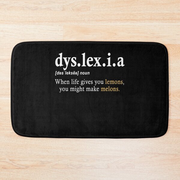 Item preview, Dyslexia When Life Gives You Melons You Might Make Lemons Gift designed and sold by TMelonShop.