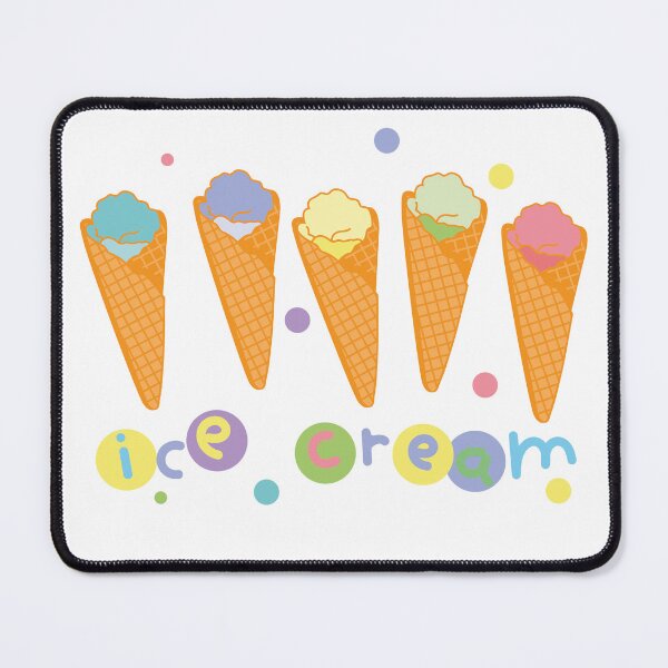 Item preview, colorful ice cream designed and sold by Kosinskaya.