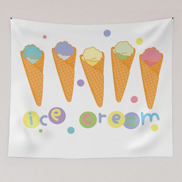 Item preview, colorful ice cream designed and sold by Kosinskaya.