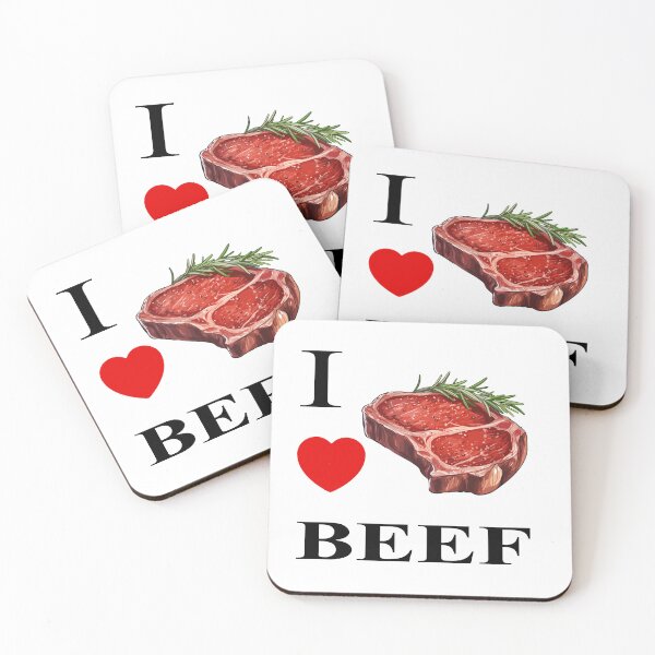 Item preview, Eat beef. I love beef,  Beef lover designed and sold by cardsandmoreUG.