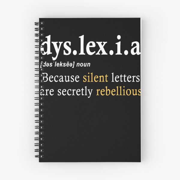 Item preview, Dyslexia Definition Because Silent Letters Are Rebellious Gift designed and sold by TMelonShop.