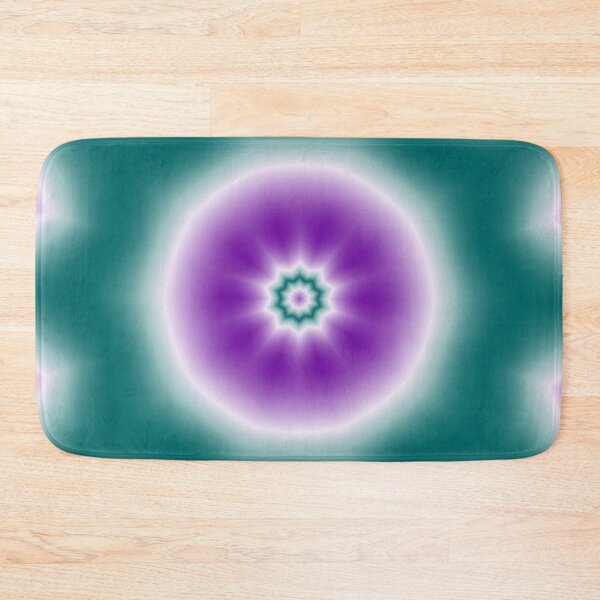 Item preview, Mandala, fractal, petrol purple designed and sold by -spirit-art.
