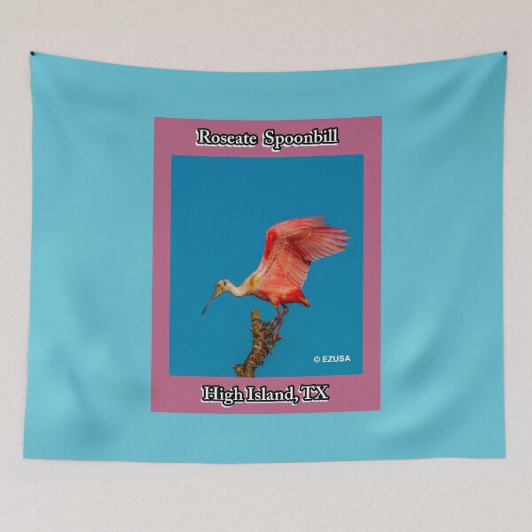 Item preview, For The Bird Lover In You: Roseate Spoonbill, High Island Rookery At Claybottom Pond, High Island, Texas. designed and sold by MoreEZUSA-Here.
