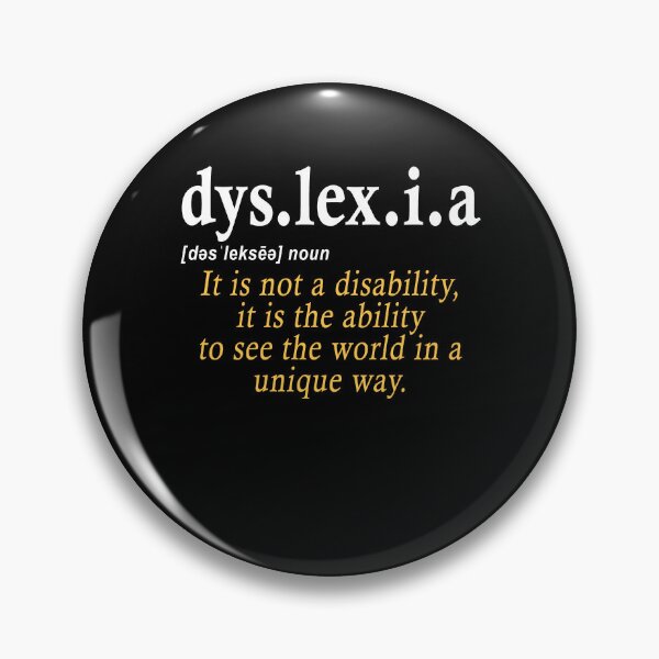 Item preview, Dyslexia Definition Is Not A Disability Dyslexics Are Unique Gift designed and sold by TMelonShop.