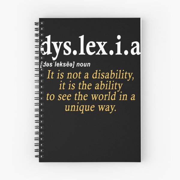 Item preview, Dyslexia Definition Is Not A Disability Dyslexics Are Unique Gift designed and sold by TMelonShop.