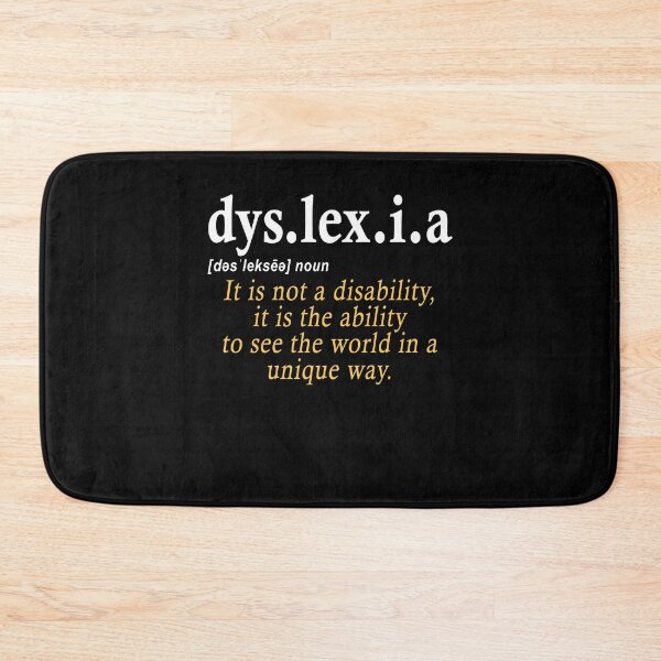 Item preview, Dyslexia Definition Is Not A Disability Dyslexics Are Unique Gift designed and sold by TMelonShop.