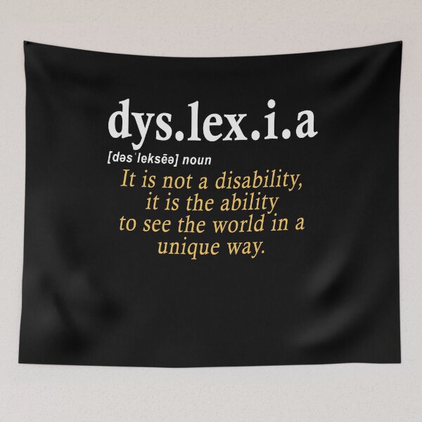 Item preview, Dyslexia Definition Is Not A Disability Dyslexics Are Unique Gift designed and sold by TMelonShop.