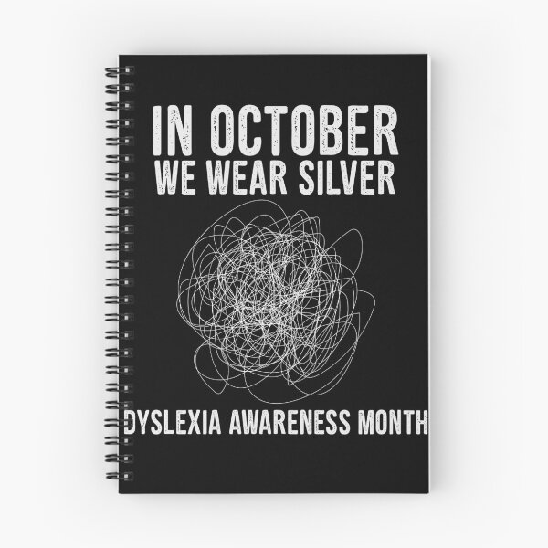 Item preview, In October We Wear Silver Dyslexia Awareness Month Dyslexics Gift designed and sold by TMelonShop.