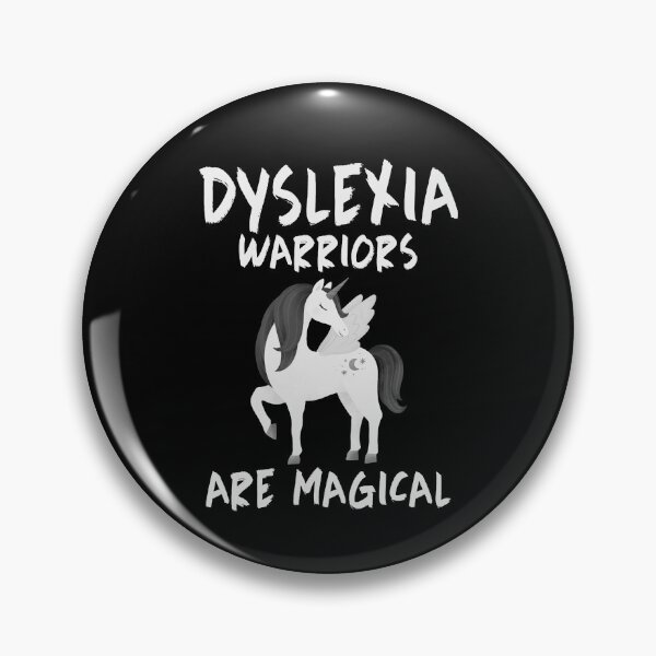 Item preview, Dyslexia Warriors Are Magical Funny Silver Unicorn Dyslexics Gift designed and sold by TMelonShop.