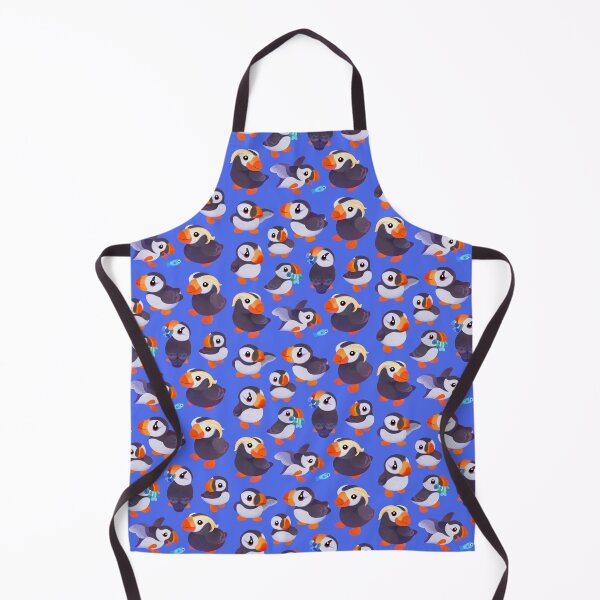Item preview, Happy puffin - blue designed and sold by pikaole.