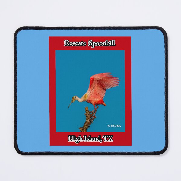 Item preview, Give The Bird To Your Lover: Roseate Spoonbill, High Island Rookery At Claybottom Pond, High Island, Texas. designed and sold by MoreEZUSA-Here.