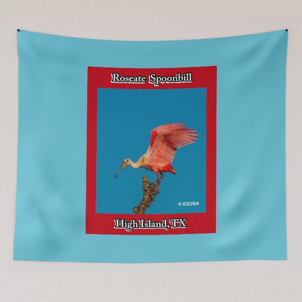 Item preview, Give The Bird To Your Lover: Roseate Spoonbill, High Island Rookery At Claybottom Pond, High Island, Texas. designed and sold by MoreEZUSA-Here.