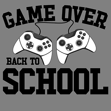 Imagen de la obra Game Over Back To School Funny Gamer Back To School Gear de DynamicDesign