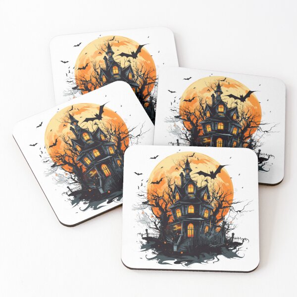 Item preview, Scary house on Halloween designed and sold by PrzemekJAS.