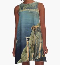 Vintage Taormina Sicily Italian travel ad A-Line Dress
