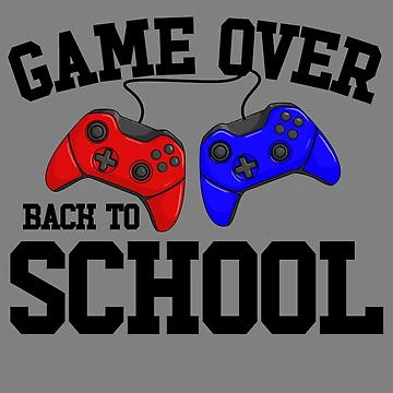 Imagen de la obra Game Over Back To School Funny Gamer Back To School Gear de DynamicDesign