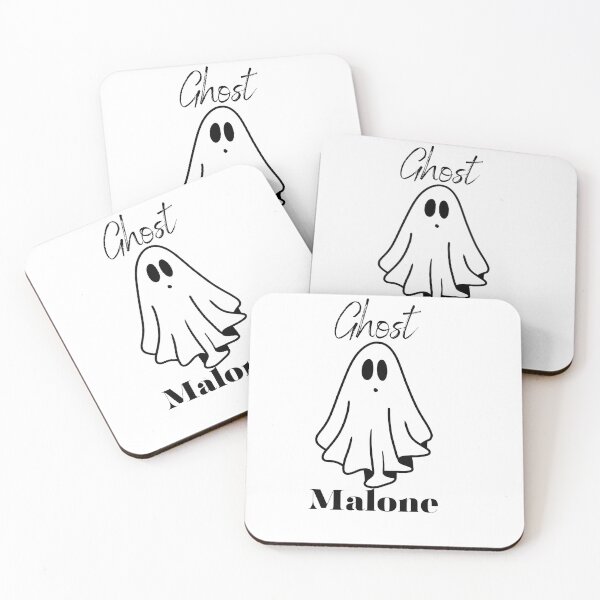 Item preview, Funny Halloween spooky ghost hip hop Malone sticker, shirt, hat October fall hoodie cute ghosts designed and sold by Paintingladycat.