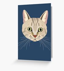 Tabby Cat Greeting Card