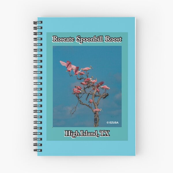 Item preview, Give Someone You Love The Bird: Roseate Spoonbill Roost, High Island Rookery At Claybottom Pond, High Island, Texas. designed and sold by MoreEZUSA-Here.