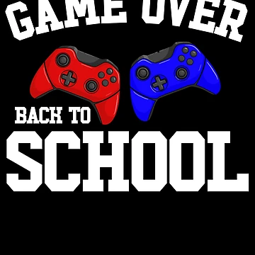 Imagen de la obra Game Over Back To School Funny Gamer Back To School Gear de DynamicDesign